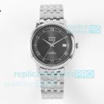 A+ Factory Replica Omega De Ville Prestige Swiss 2892 Automatic Grey Face Watch 